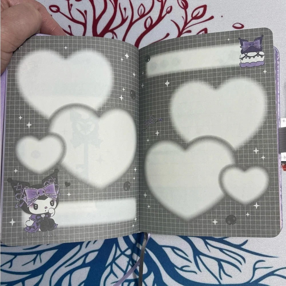 Sanrio Lolita Kuromi A6 Planner - Purple and Black